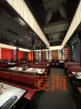 日本烤肉店卡座設(shè)計(jì)