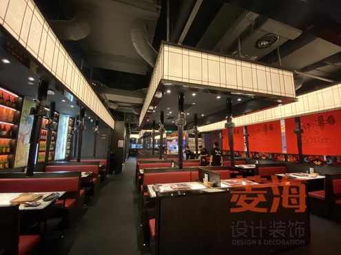 日本烤肉店卡座設(shè)計(jì)