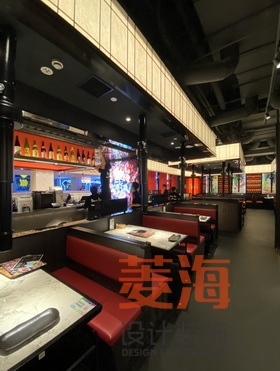 日本烤肉店卡座裝修